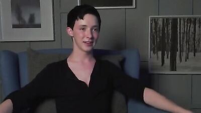 Young Twink Model Davey Brooks Gets Cumshots from Big Cocks