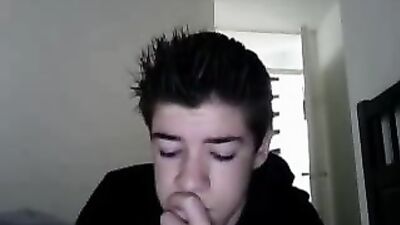 Straight boy shows his hole