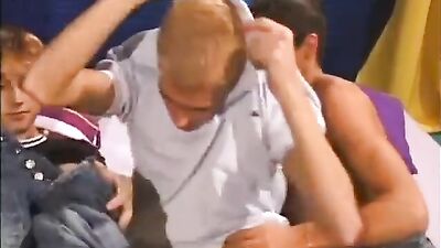 Gay Twink Threesome - French Excitement!