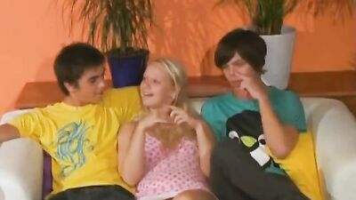 Young Bi Threesome: Exploring Sexuality