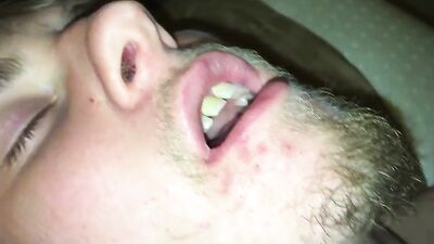 Gay Porn: In Bed Moaning Amateur Cum Shots Handjob!
