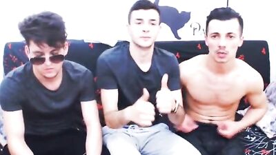 Gay Cam Boys: 3 Horny Guys Looking for Action!