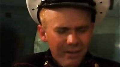 Marine Cumshot Train Scene: Action-Packed Gay Porn Video