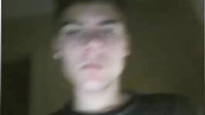 Jerking in the Bathroom - Big Blue Eyes Boys Amateur Web-Cam Adventure!