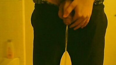 Golden Shower Thrills - Straight Boys Bathroom Cam