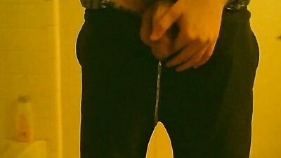 Golden Shower Thrills - Straight Boys Bathroom Cam