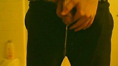 Golden Shower Thrills - Straight Boys Bathroom Cam