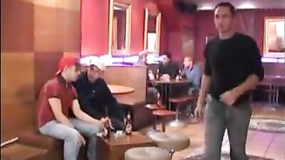 Gay Porn Video - Action Bareback Voyeur Show at the Lounge