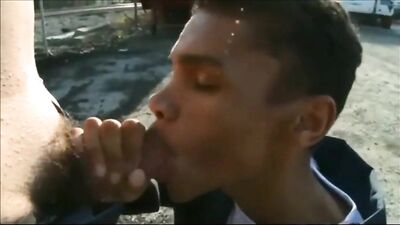 Get Caught BJ Outdoors In Public Place: Amateur Action Cum Shots