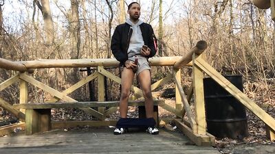 Outdoor Jerk-Off Extravaganza: Big Cocks and Unbridled Ejaculations