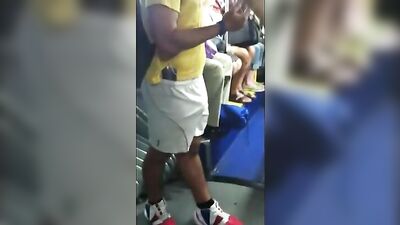 Brazilian Buddies on Bus: Amateur Gay Porn Action!