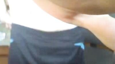 STRAIGHT boy showed the ass and cum