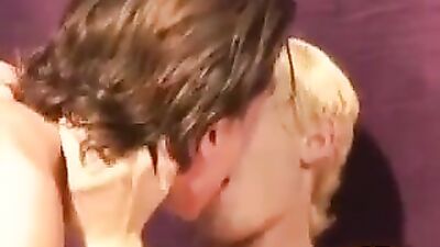 Hot Cuties Making Love: Blond Boys Ass Play and Cum Shots