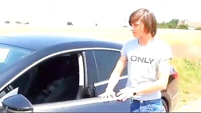 Car Fetish: Dildo in Travel Bag Action!