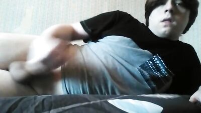 Busting Balls on His Bed! Cum Shots and Solo Orgasms Guaranteed