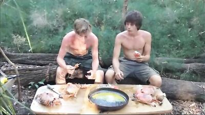 Aussie Mudcrabs Hunters - Fun Gay Porn Video!