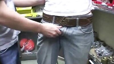 Stockroom boys: Raw, Bareback Action!