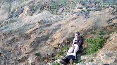 Pacific Coast Wanking: Cum Shots Solo Public Outside