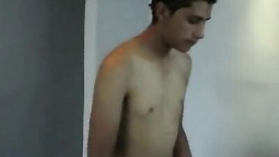 Gay Love Latino - 2 Boys in Front Cam Handjob Passion