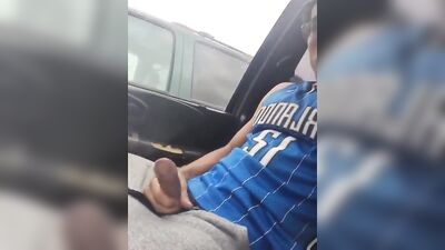 Nice Big Uncut Cock: Public Outdoor Amateurs