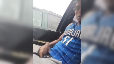 Nice Big Uncut Cock: Public Outdoor Amateurs