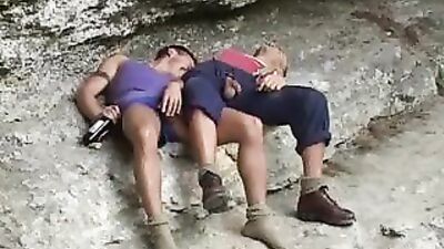 Hikers Serviced on the Rocks: The Ultimate Gay Porn Experience!