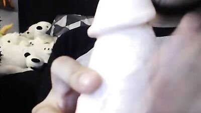 Horny Amateur Guy with Cool Toy - Endless Solo Cum Shots