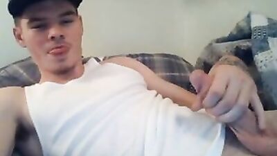 Cum Shots Web-Cam Solo - Tattoo Twinks Cum on Cam 2