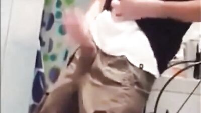 Amateur Cum Shots: Laundry Exposure