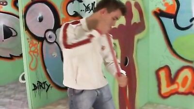 Gay Porn Toilet Adventure: Cruising in the Toilets - Action Bareback Cum Shots
