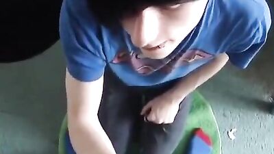 Pierced: Amateur Oral Handjob!