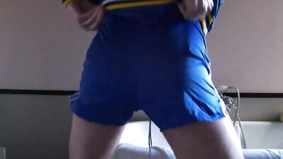 Handjob Heaven - Amateur Adidas Shorts Cumshots!