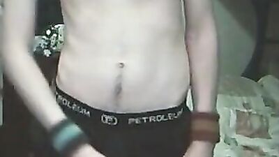 Emo Solo Stripper - Amateur Web-Cam Jerking Off