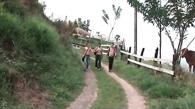 He Likes To Hang With The Older Boys!