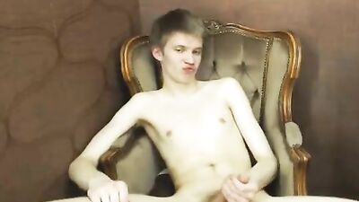 Young Webcam Boy Reveals All on Cam!