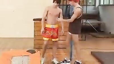 Alone in the Gym: Hardcore Action Bareback