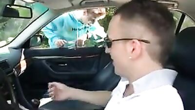 Strangers Ride: Bareback Oral Public Outdoor Hookups!