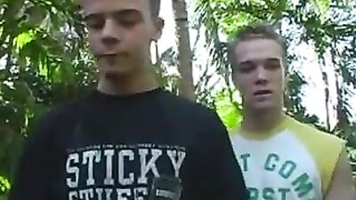 Gay Threesome Shower Fuck - Action Cum Showers!