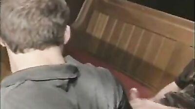 Cruising in a Theatre XXX - Action Cum Shots Handjob