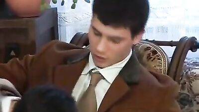 Schoolboys get it on