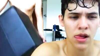 Fingering his horny buddy