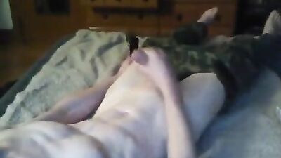 Camouflage Boy Wanking: The Ultimate Handjob Explosion!