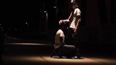 Horny Harlem Hookup: Interracial Oral Public Outside