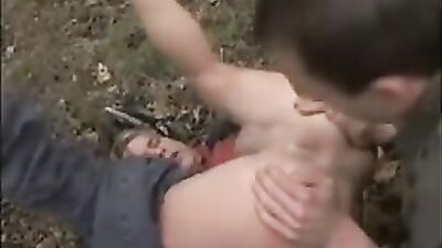 Paintball Pounding - Good Ass Action in Public Outdoors!