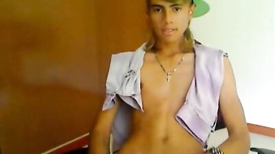 Latino Solo Handjob: Revisited - A Very Beautiful Latin Boys New Adventures on Cam!
