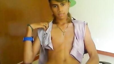 Latino Solo Handjob: Revisited - A Very Beautiful Latin Boys New Adventures on Cam!