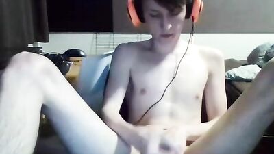 Young Boys Handjob & Cumshot Showdown - Webcam Edition!