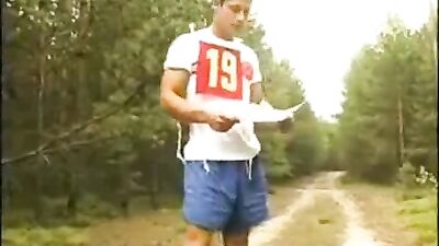 Running Man and Sex - Action Amateur Public Outdoor Adventure!