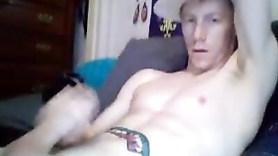 Muscle Cocky Shoots his Load in the Gym!