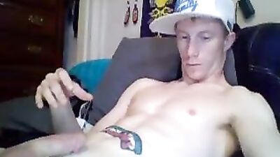 Muscle Cocky Shoots his Load in the Gym!